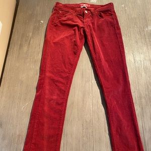 Lucky Brand Zoe skinny leg corduroy pants